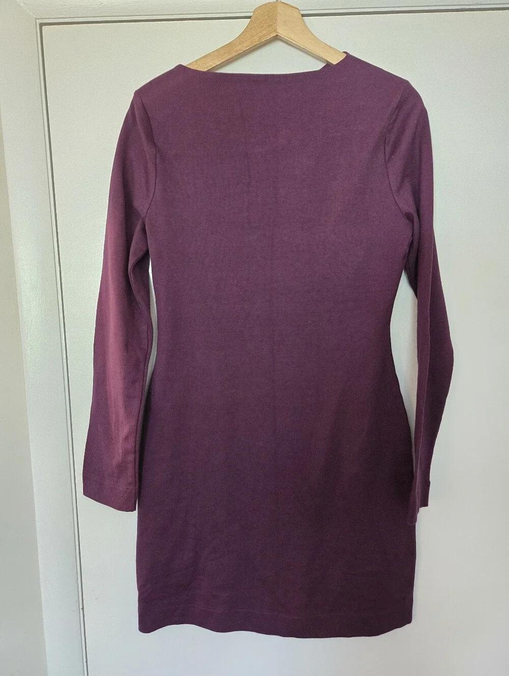 Kate Spade Saturday Purple 100% Cotton Long Sleeve Dress Size M